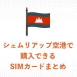 【2025年】シェムリアップ空港で使えるSIMカード3社と料金プランまとめ