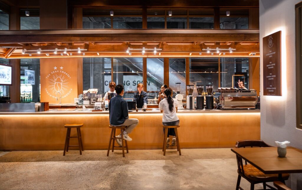 おしゃれな店内